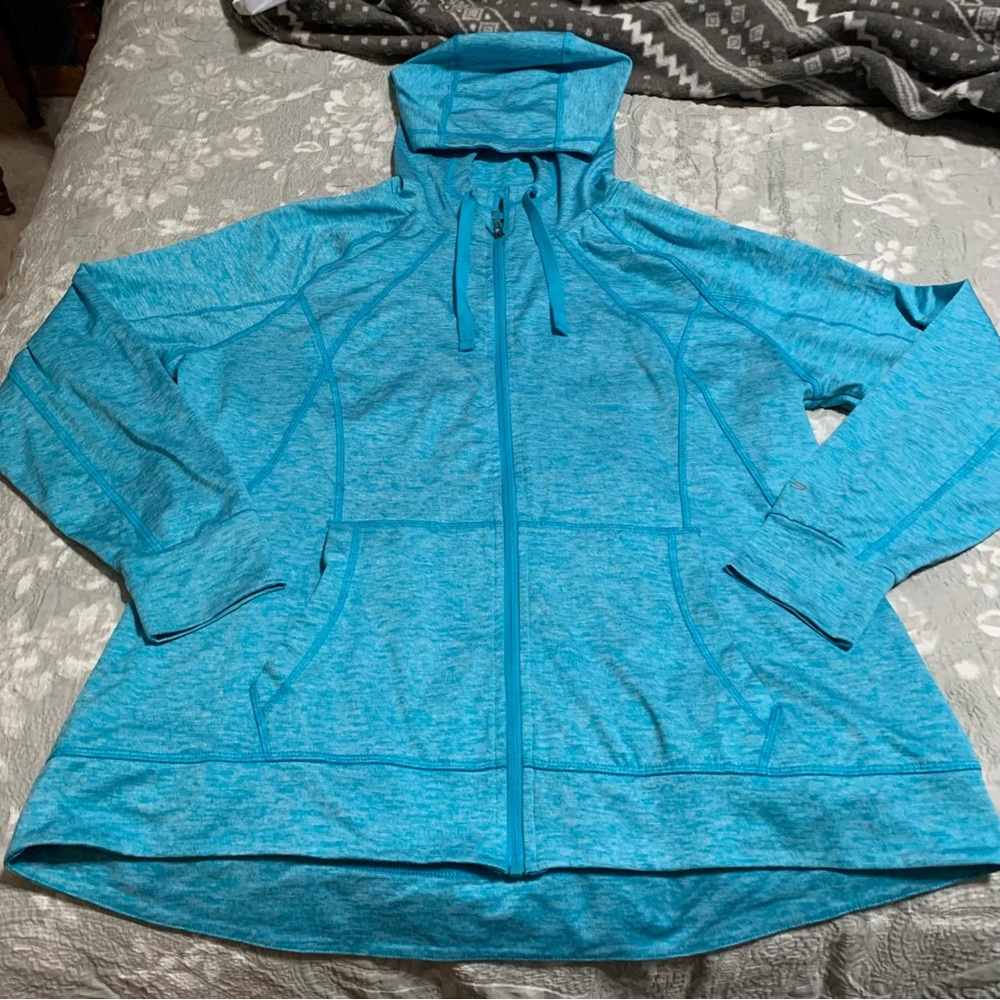 Turquoise workout jacket